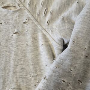 NSF Cream Distressed Sweatershirt. Size Small. Designer. Perfect Condition.